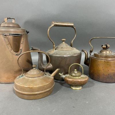Lot 360 | Antique Copper Kettles
