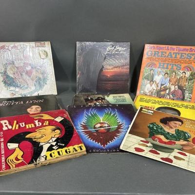 Lot 76 | Vintage Record Albums Seger, Stones & More
