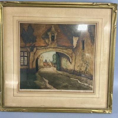 Lot 119 | Vintage Signed & Numbered Celos Painting
