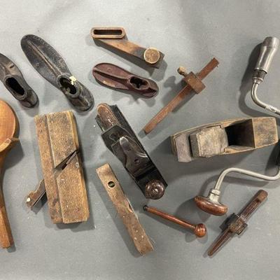 Lot 395 | Antique Wooden and Metal Tools and More

