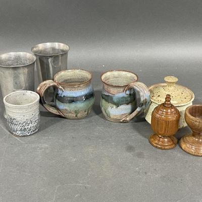 Lot 426 | Wood, Ceramic, Metal, Cupware, and More
