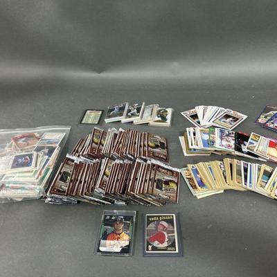 Lot 109 | ‘Vada Pinson, Conor Jackson Signed Cards & More
