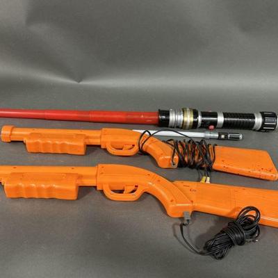 Lot 38 | Two Big Buck Game Hunting Rifles & More
