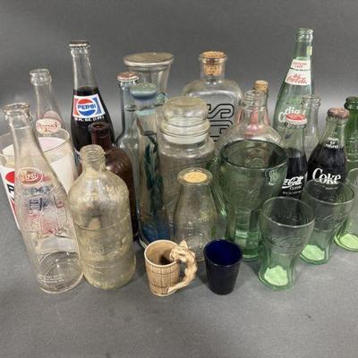 Lot 227 | Various Vintage Bottles and Glasses
