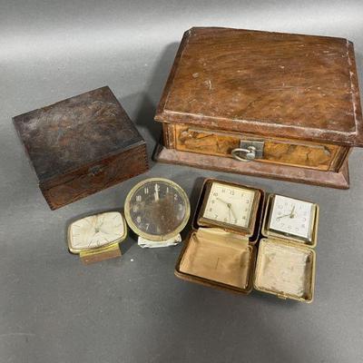 Lot 389 | Vintage Florn Travel Clock and More
