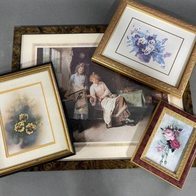 Lot 331 | Women In Waiting and Floral Prints
