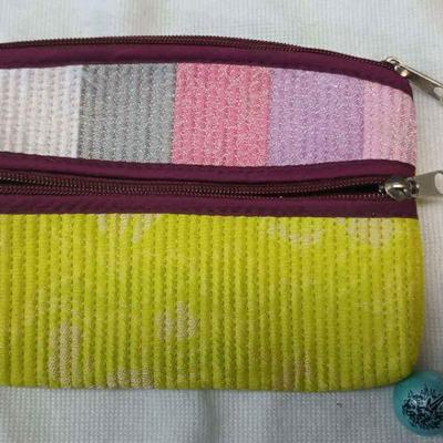 CIP00B Multicolored Fabric Wallet with Charm