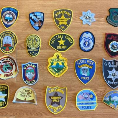CIP05202100SL UT / VT / VA / WA /WV Sheriff/Police/HwyPatrol and More - Official Uniform Patches 
