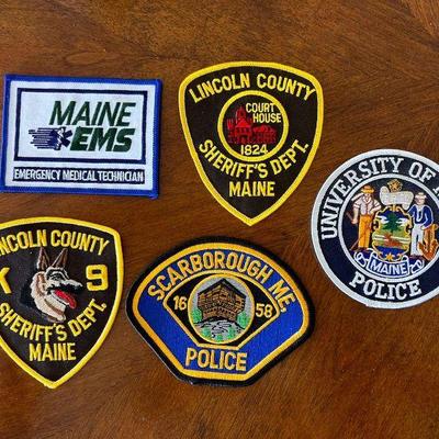 CIP0180105SL Maine State PD / Sheriff Department Official Uniform Patches