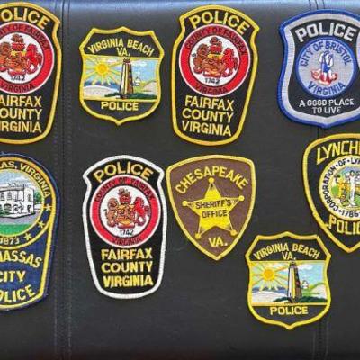 CIP0150113SL Virginia PD / Sheriff Official Uniform Patches