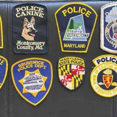 CIP0230113SL Maryland State PD Official Uniform Patches