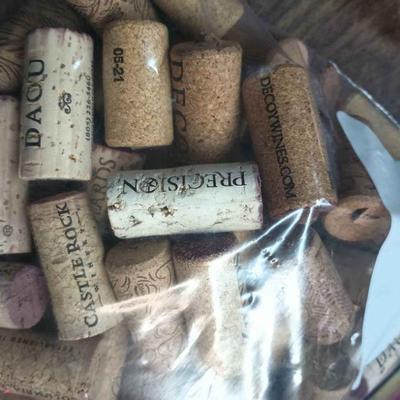CIP095 - Lot of 7 Bags of Wine Corks 
