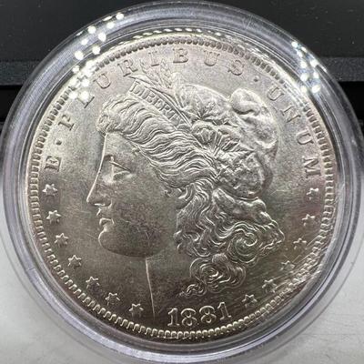 1881-O Morgan Silver Dollar Coin
