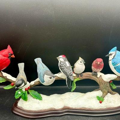 Winter Gathering By Bob Guge Danbury Mint Figurine
