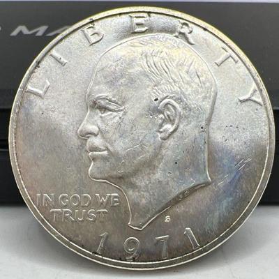 1971-S Eisenhower SILVER DOLLAR San Francisco Mint
