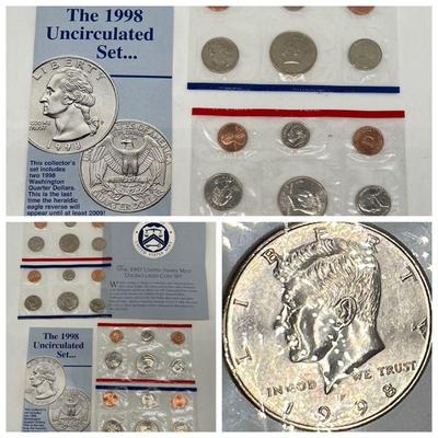 (6) 1990’s United States Mint Uncirculated Coin Sets
