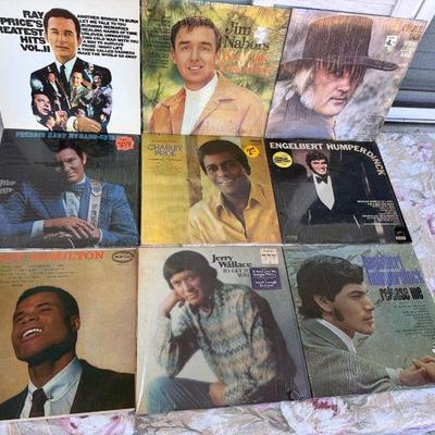 (9) Male Singer Albums
Includes - Ray Price, Freddy Hart, Jim Nabors, Charley Pride, Charlie Rich, (2) Engelbert Humperdinck, Roy...