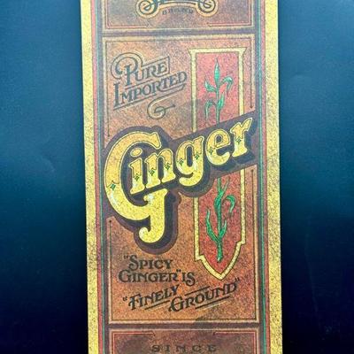 Vintage Stove & Counter Spicy Brand Ginger Mat

