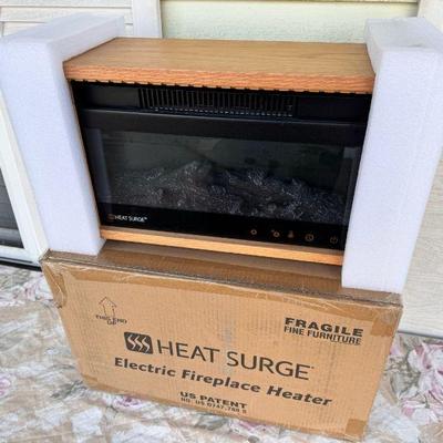 (2) Heat Surge Electric Fireplace Heaters
