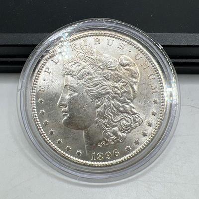 1896 Morgan Silver Dollar Coin
