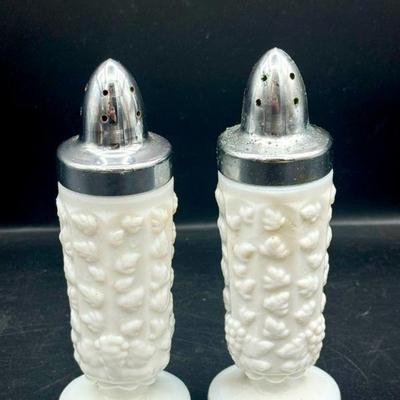 Westmoreland Milk Glass Salt & Pepper Shakers
