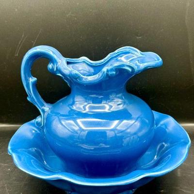 McCoy Pottery Pitcher & Bowl

