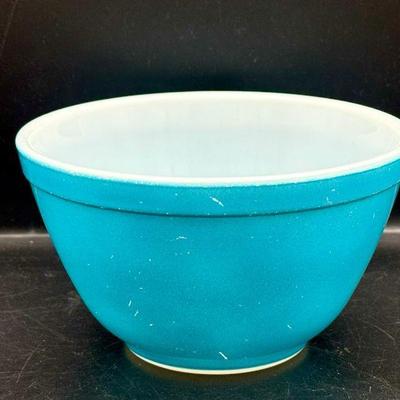 Vintage Pyrex Mixing Bowl Blue
