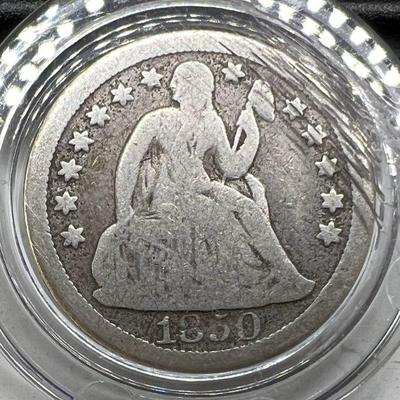1850 Seated Liberty Dime
