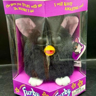 1998 Black Furby New In Box
