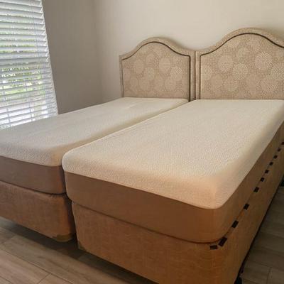 Memory Foam Twin Bed Set