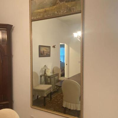 Mirror with Oil Painting