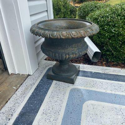 Cast Iron Planters (2)
