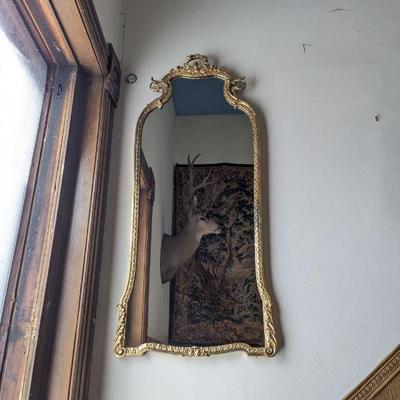 Ornate Antique Wall Mirror