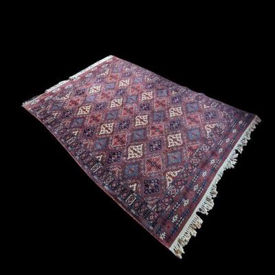 Vintage Jerry Marvin 100% Wool Area Rug