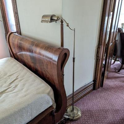 Lot #92 - Vintage Adjustable Brass Floor Lamp