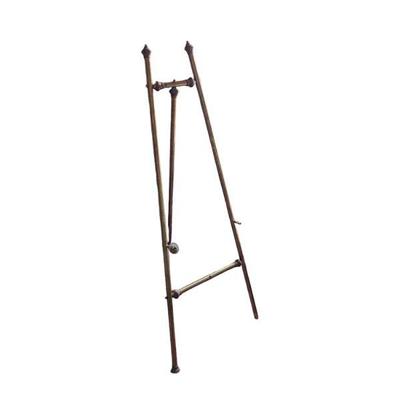 Vintage Adjustable Brass Easel Stand