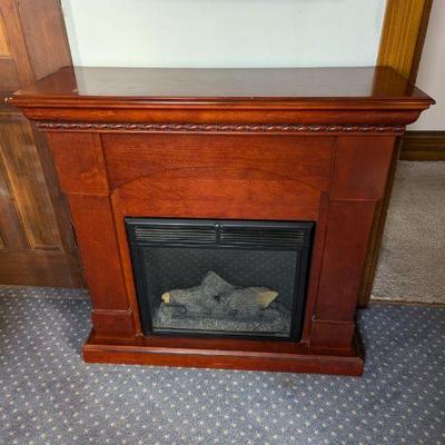 Lot #108 -  Twin Star International Electric Fireplace Mantel Model 23EF003GRA