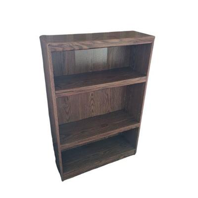 Wooden Bookshelf with Four Adjustable Shelves