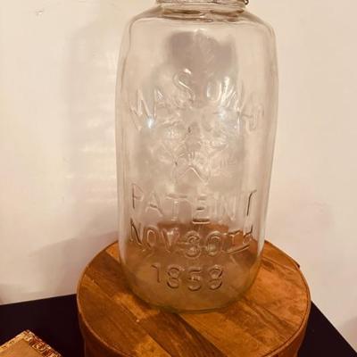 Vintage Mason pickle jar
