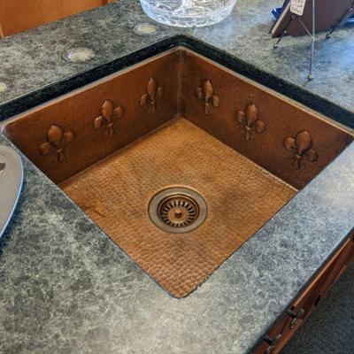 Hammered Copper Sink