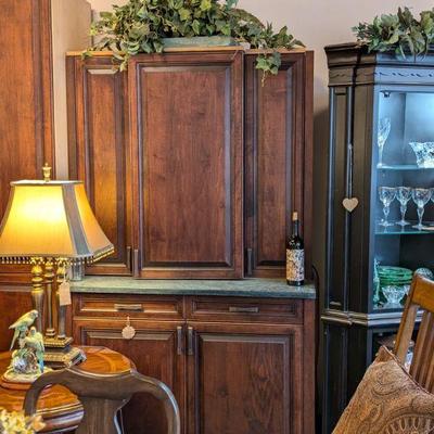 Butler Pantry.  Anywhere Cabinets and Stone Countertop.  More info coming