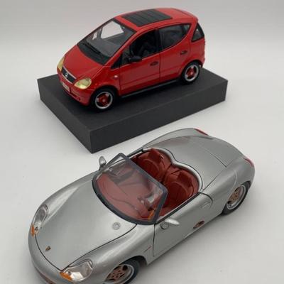 Mercedes A-Class & Porsche Boxster Models from Maisto