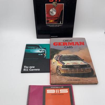 Quartet of Porsche/German Car Books