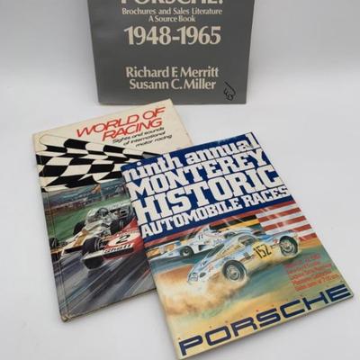 Porsche Racing & Literature Book Trio