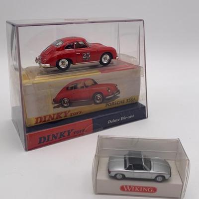 Porsche 356A Model from Dinky & 914 Model from Wiking