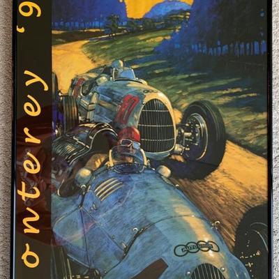 1999 Monterey Races Poster - Artist Signed