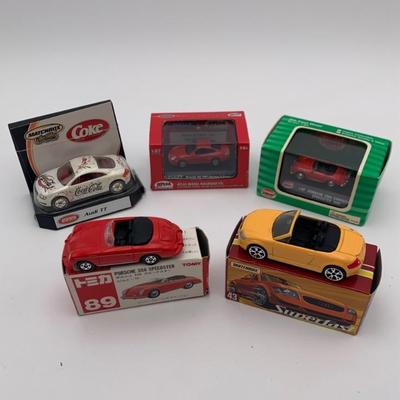 Assorted Small Cars from Various Makers (Matchbox Size)