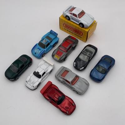 Assorted Matchbox Brand Small Cars