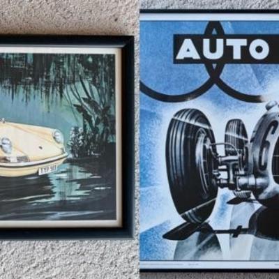 Porsche 901 Print & Auto Union Poster