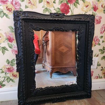 Sale Photo Thumbnail #29: Black frame mirror 